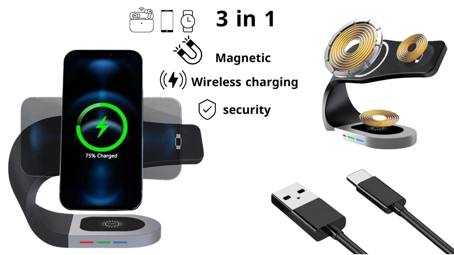 Magnetic Suction Wireless Charger (Y35)